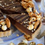 Tarte au chocolat et caramel salé !