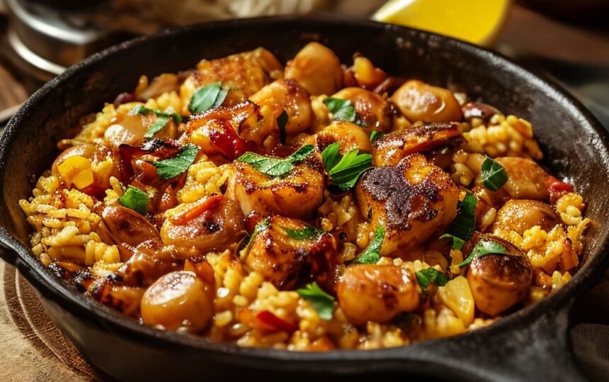 Jambalaya au Poulet: Un Plat  facile et Délicieux