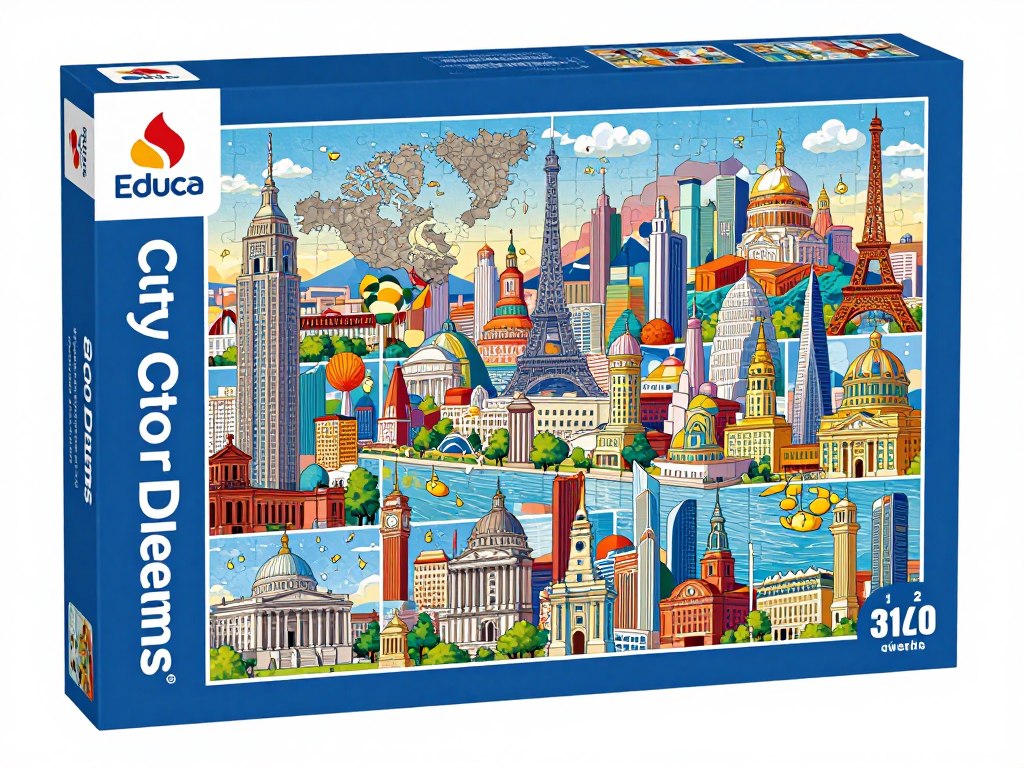 educa city of dreams 8000 piece puzzle box